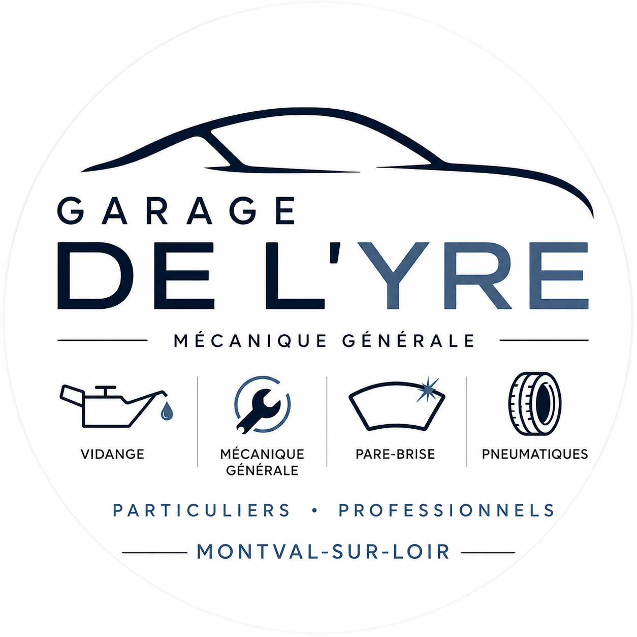Garage automobile à Montval-sur-Loir | Entretien, mécanique générale, vidange, pneumatiques, pare-brise et entretien de flottes pour particuliers et professionnels.